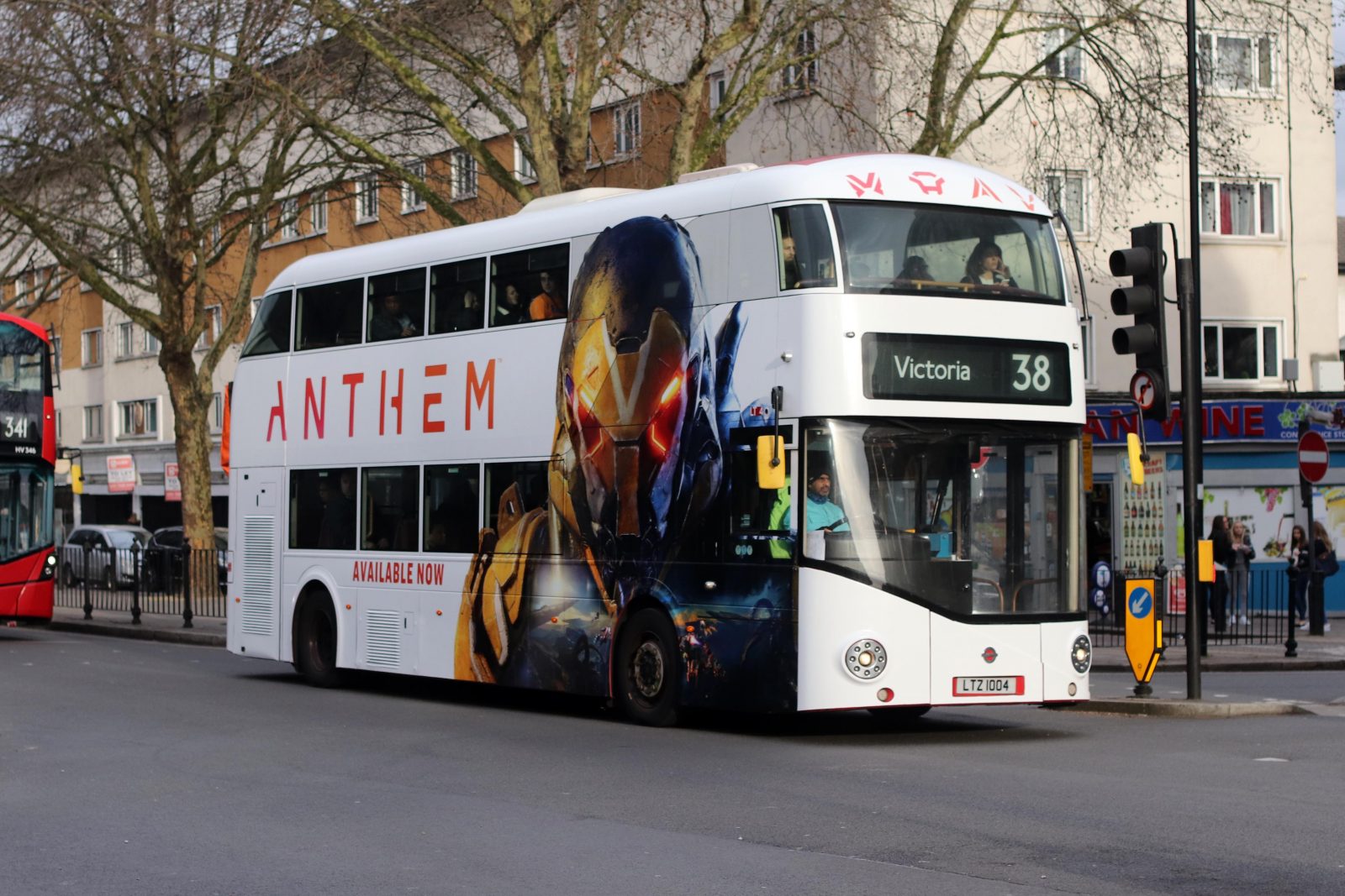 London Double Decker Bus Advertising
